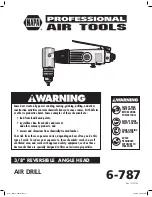 Preview for 1 page of Napa 6-787 User Manual