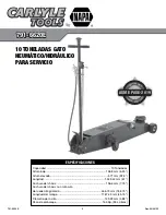 Preview for 8 page of Napa 791-6620 E Operating Manual & Parts List