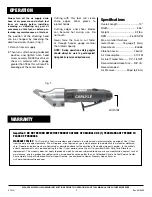 Preview for 5 page of Napa Carlyle Tools 6-701A Instruction Manual