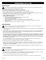 Preview for 3 page of Napa Carlyle Tools 791-7160B Operating Manual