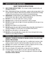 Preview for 2 page of Napa CARLYLE TOOLS CL800 Owner'S Manual