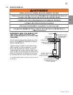 Preview for 47 page of Napoleon 1100ML Installation And Operating Instructions Manual