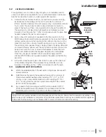 Preview for 19 page of Napoleon Arlington GDS20NSB Installation And Operation Manual