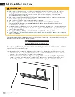 Preview for 10 page of Napoleon Astound-Built In Series Installation And Operation Manual