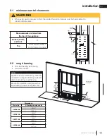 Preview for 11 page of Napoleon Astound-Built In Series Installation And Operation Manual