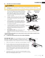 Preview for 19 page of Napoleon Bayfield GDS25NW-1 Installation And Operation Manual