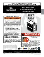 Preview for 69 page of Napoleon BHD4N Installation And Operating Instructions Manual