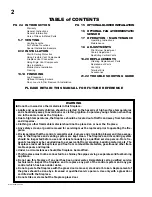 Preview for 2 page of Napoleon GD27 - N Installation And Operation Instructions Manual