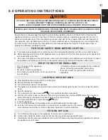 Preview for 41 page of Napoleon HDX52NT-1 Installation And Operating Instructions Manual