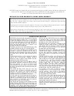 Preview for 3 page of Napoleon OS10-3 Installation And Operation Instructions Manual