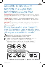 Preview for 3 page of Napoleon PRO22K-CART-3 Assembly Manual