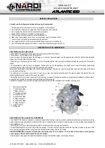 Preview for 2 page of NARDI COMPRESSORI ATLANTIC 100 Use And Maintenance Manual