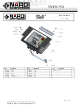 Preview for 59 page of NARDI COMPRESSORI PACIFIC M35 User Manual