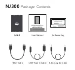 Preview for 2 page of Narvitech NJ300 Quick Start Manual