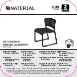 Naterial DUO WICKER 3276007298734 Assemby - Use - Maintenance Manual preview