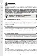 Preview for 12 page of Naterial ORIS 2021R09P07-0519 Assemby - Use - Maintenance Manual