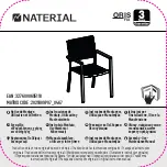 Preview for 1 page of Naterial ORIS FIX 3276000695110 Assembly, Use, Maintenance Manual