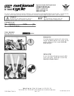 National Cycle Quantum VStream N20121 Manual preview