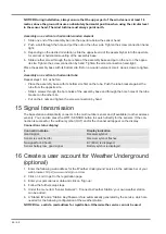 Preview for 44 page of National Geographic WIFI Weather Center 7in1 Instruction Manual