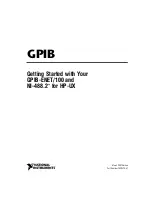 National Instruments GPIB GPIB-ENET/100 Getting Started preview