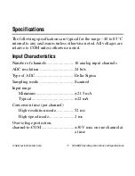 Preview for 11 page of National Instruments NI 9208E Operating Instructions And Specifications