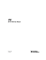 National Instruments NI PXI-1044 User Manual preview