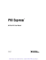 Preview for 2 page of National Instruments NI PXIe-1071 User Manual