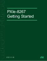 National Instruments PXIe-8267 Getting Started preview