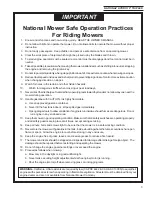 Preview for 3 page of National Mower HYDRO 70" TRIPLEX Owner'S Manual