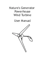 Nature's Generator Powerhouse Wind Turbine User Manual preview