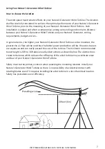 Preview for 9 page of Nature's Generator Wind Turbine User Manual