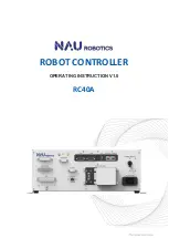 NAU ROBOTICS RC40A Operating Instruction preview