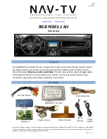 Nav TV RGB PCM3.1 Kit Manual preview