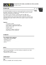 Preview for 1 page of NavInc BT2-AUDI-RNSE Quick Start Manual