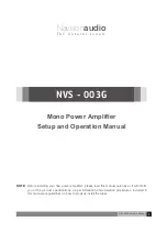 Preview for 3 page of Navison audio NVS-003G Setup And Operation Manual