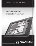 Navman Datahelm 8120 Installation And Operation Manual preview