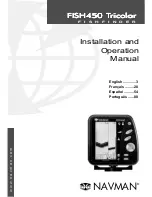 Navman FISH 450 Tricolor Installation And Operation Manual preview