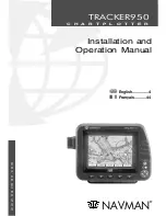 Preview for 1 page of Navman TRACKER 950 Installation And Operation Manual