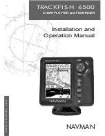 Navman TRACKFISH 6500 Installation And Operation Manual preview