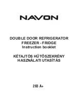 Navon 283 A+ Instruction Booklet preview