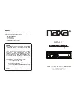 Naxa NCA-613 Instruction Manual preview