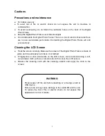 Preview for 3 page of Naxa NF-800 User Manual