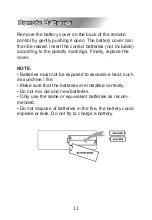 Preview for 12 page of Naxa NVP-2501C User Manual