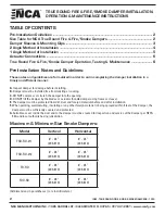 Preview for 2 page of NCA FSD-RD-211 Installation, Operation & Maintenance Instructions Manual