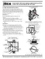 Preview for 4 page of NCA FSD-RD-211 Installation, Operation & Maintenance Instructions Manual