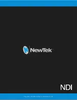 Preview for 46 page of NDI NewTek NDIHXPTZ4K Operating Instructions Manual