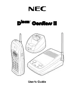 NEC Dterm Cordless II User Manual preview