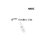 NEC Dterm Cordless Lite Owner'S Manual preview