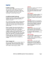 Preview for 4 page of NEC EasyNote A7 Disassembly Manual