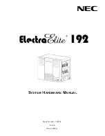 Preview for 2 page of NEC Electra Elite 192 Hardware Manual